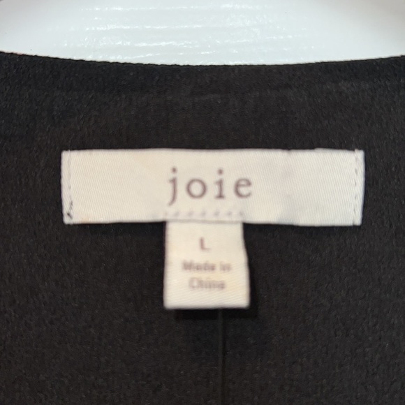 Joie Tobey Dress Boho Midi Floral Ruffle Size Large Black, White, Red NWOT - Picture 4 of 16